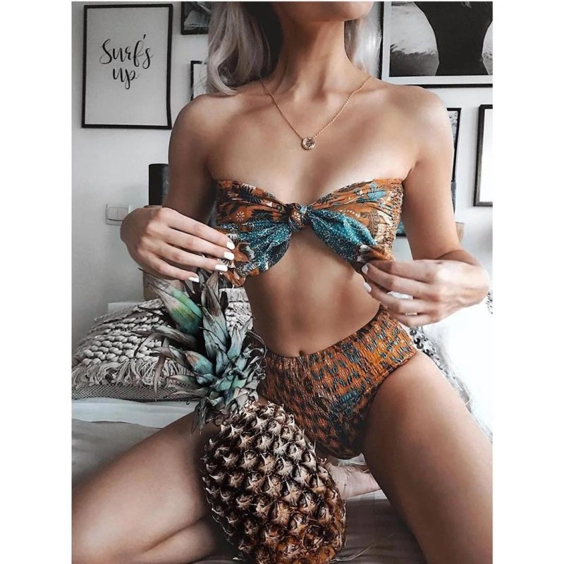 Squante snake swimsuit