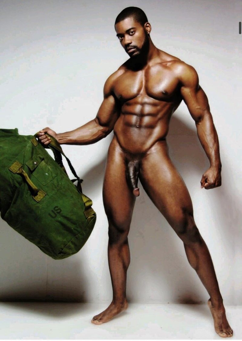 Pumped naked blacks