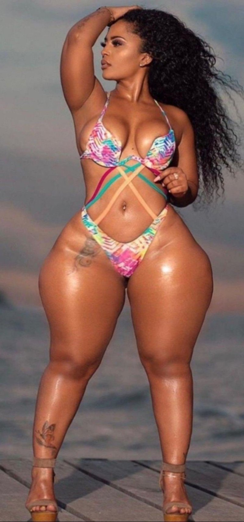 Huge hips are beautiful