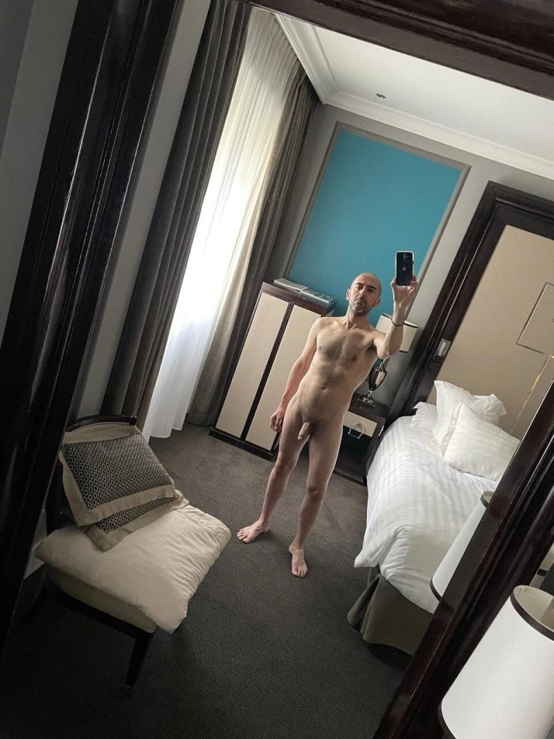 Naked at the hotel