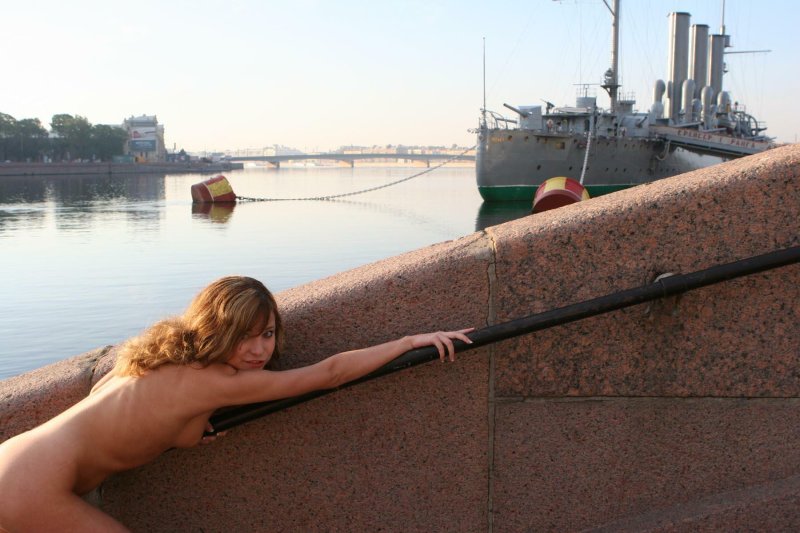 Naked on the Embankment Peter
