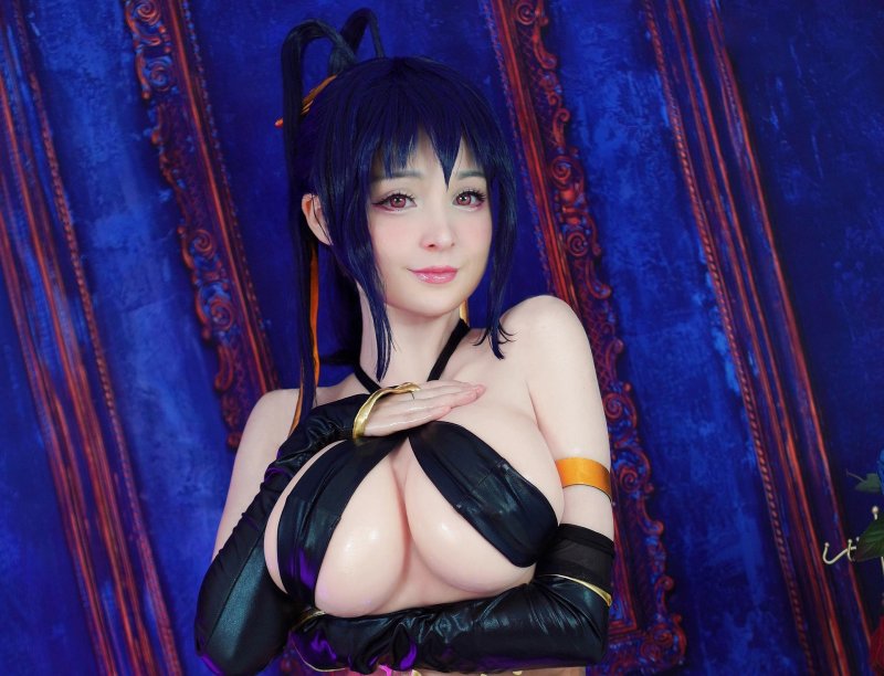 Anime cosplay with big tits