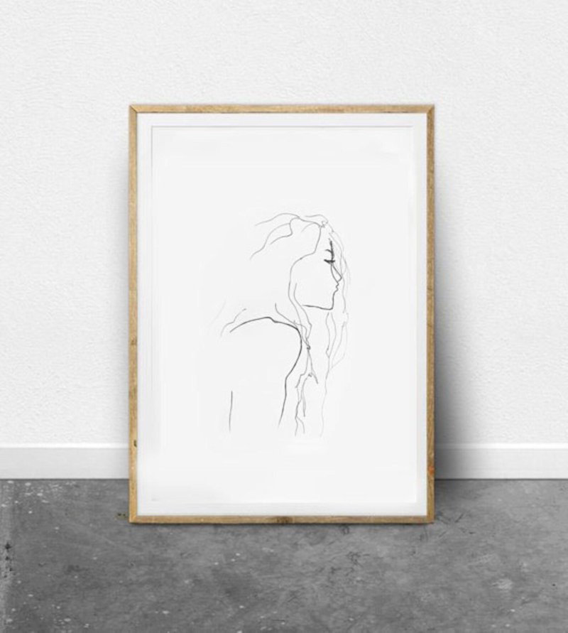 Pictures with one line