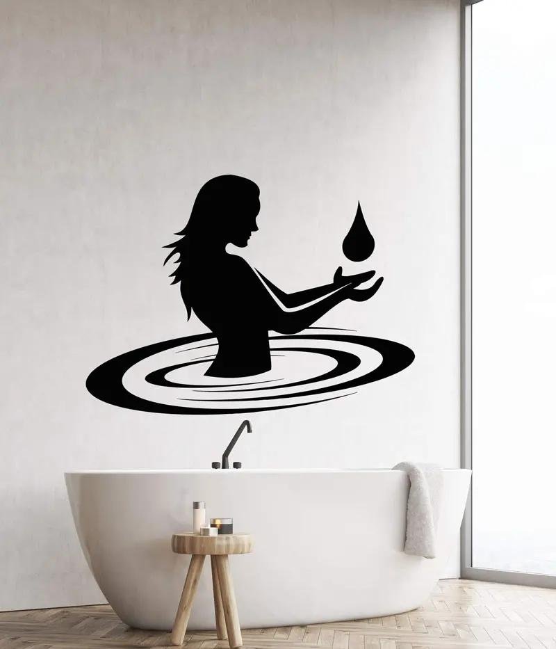 Bathroom vinyl stickers
