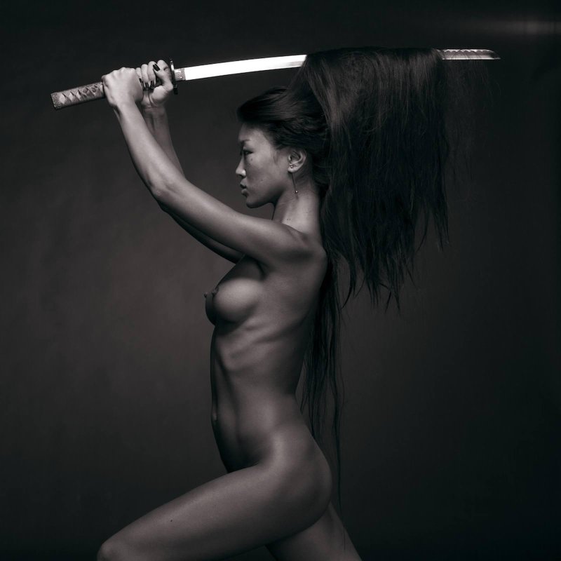 Woman with a sword