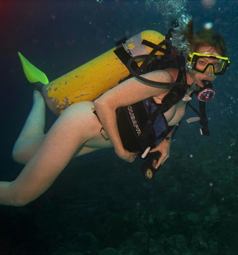 Diving girl