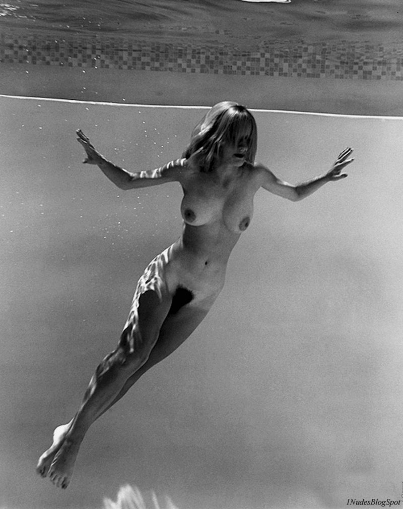 Naked girls in water
