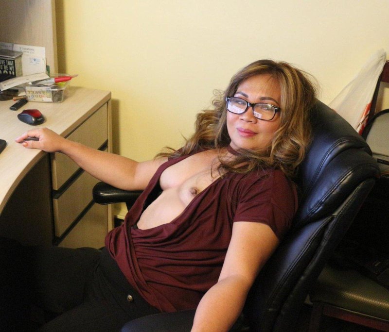 Milf with glasses