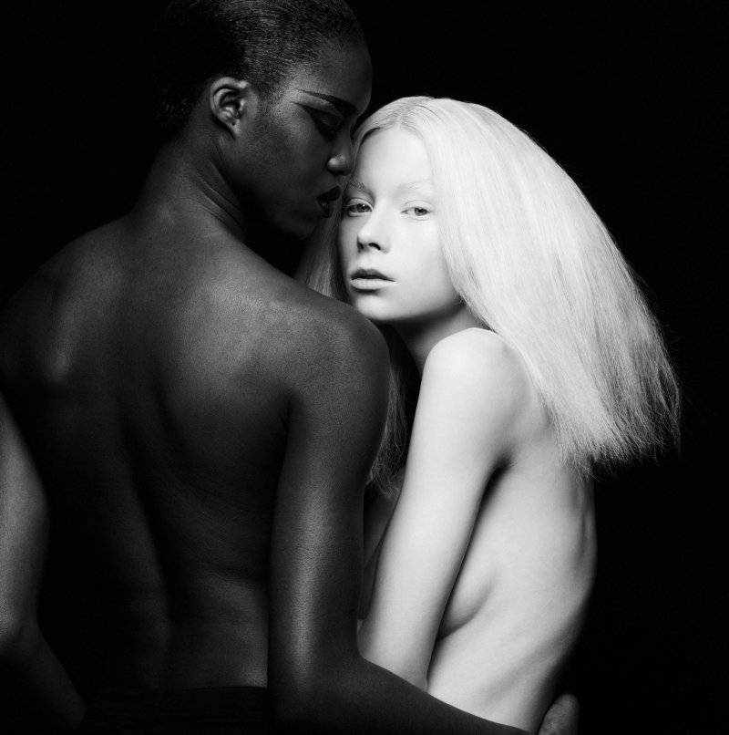 Negro and white