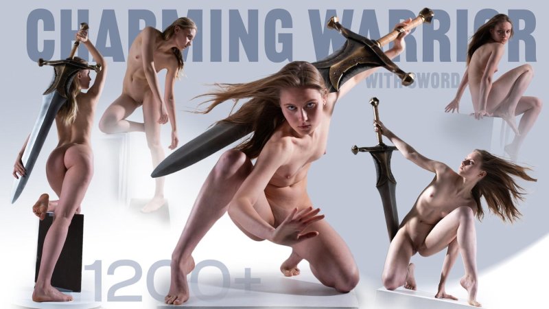References with a sword