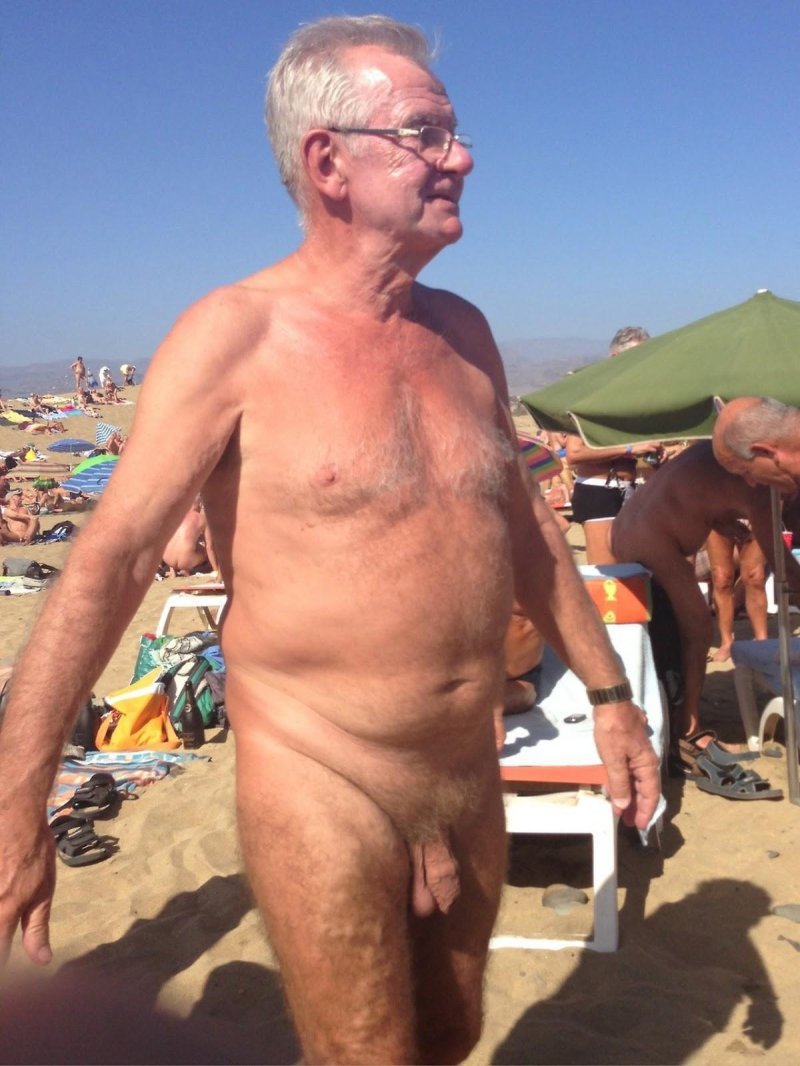 Naked elderly couples