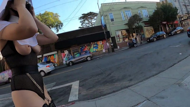 On the street sex