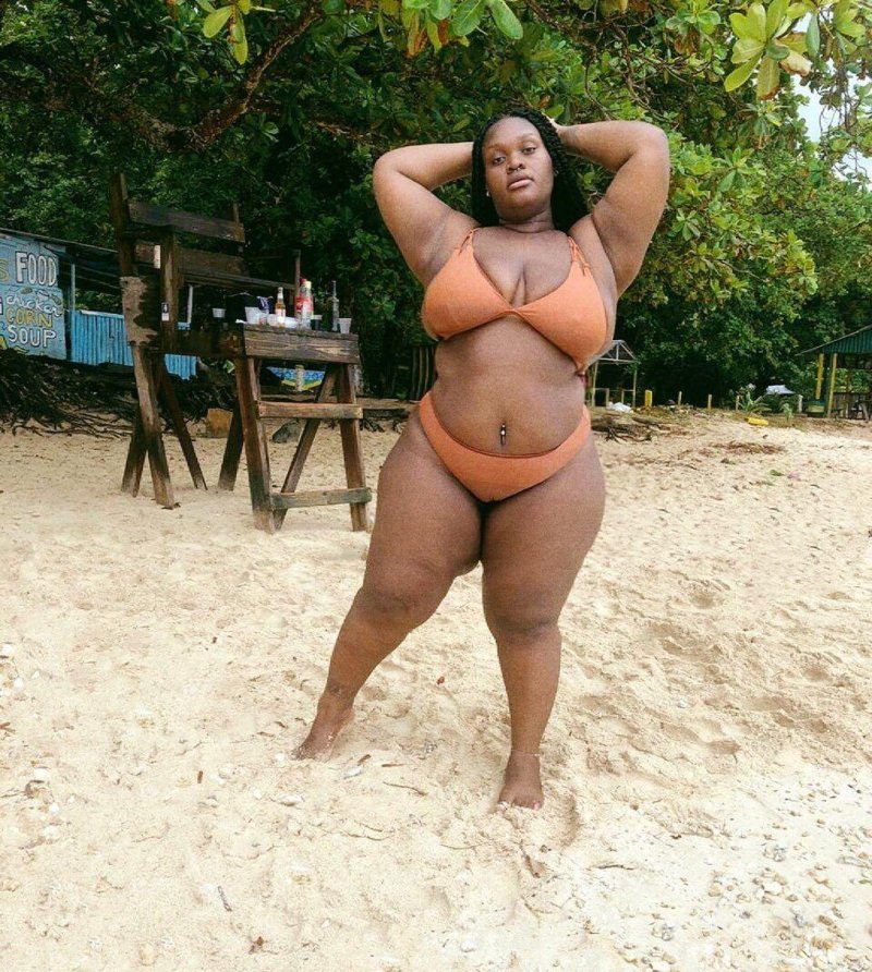 Bbw in a swimsuit