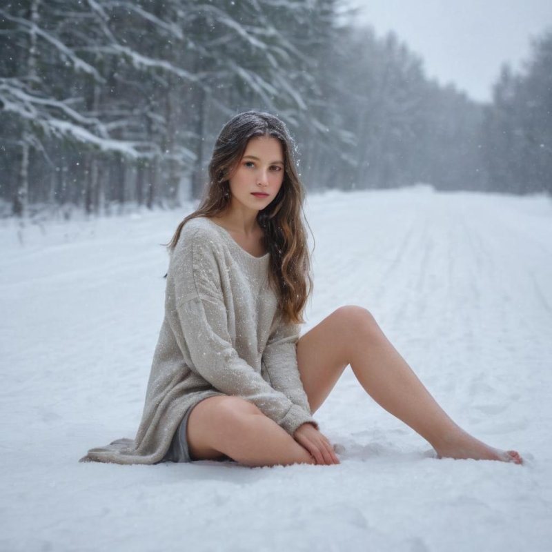 Winter photo shoot