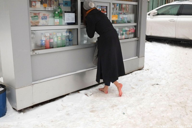 Walking barefoot