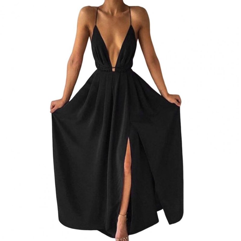 Long dress with straps