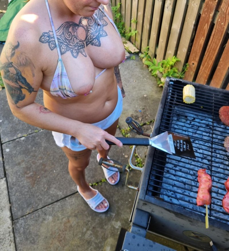 Barbecue on the grill