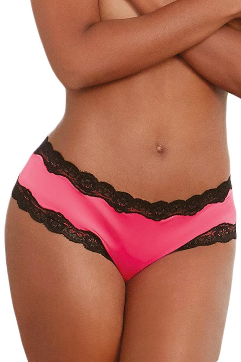 Black pink panties