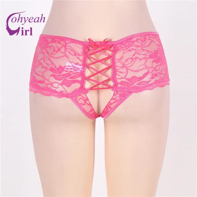 Female underwear with open crotch