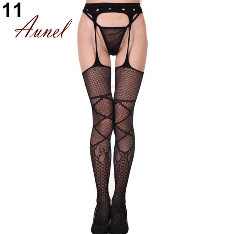Tights with open crotch
