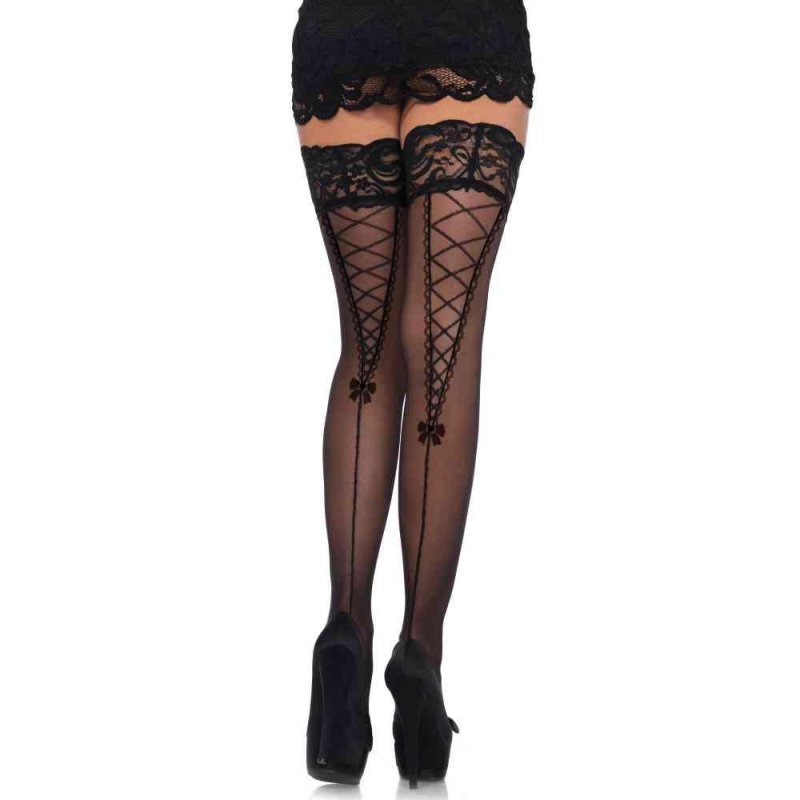 Lace tights
