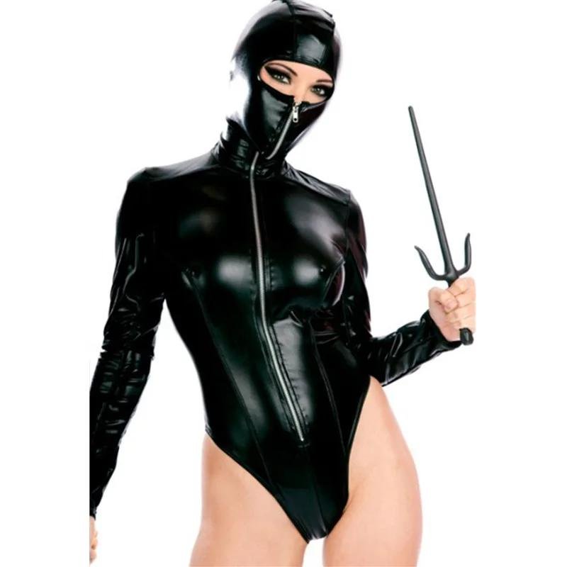 Leather erotic costume