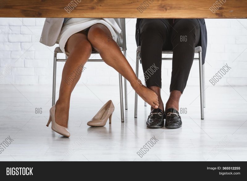 Shoes under the table