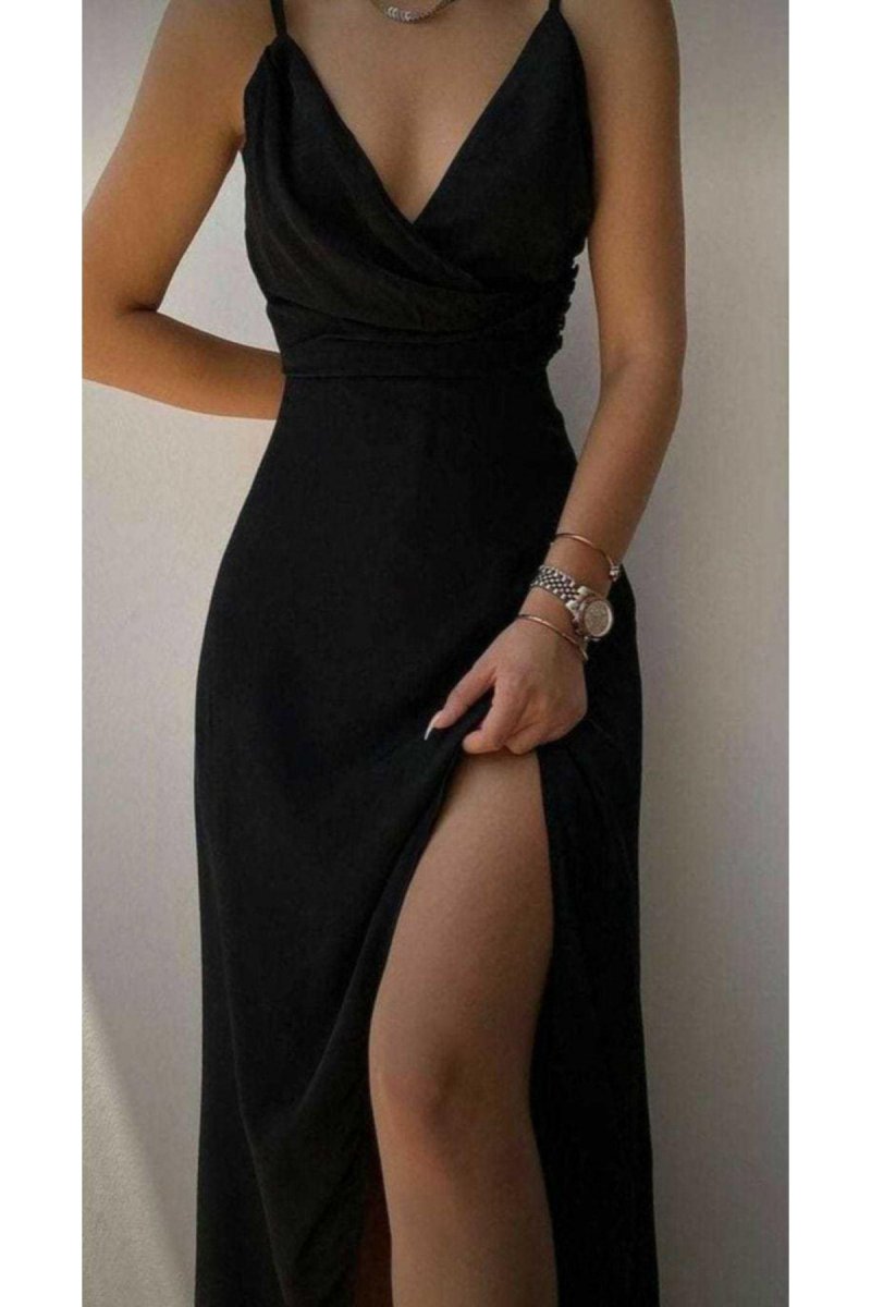 Long black dress