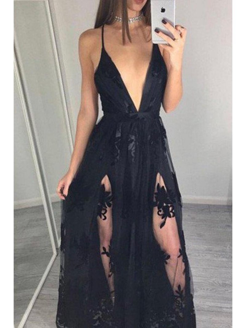 Evening dress is long
