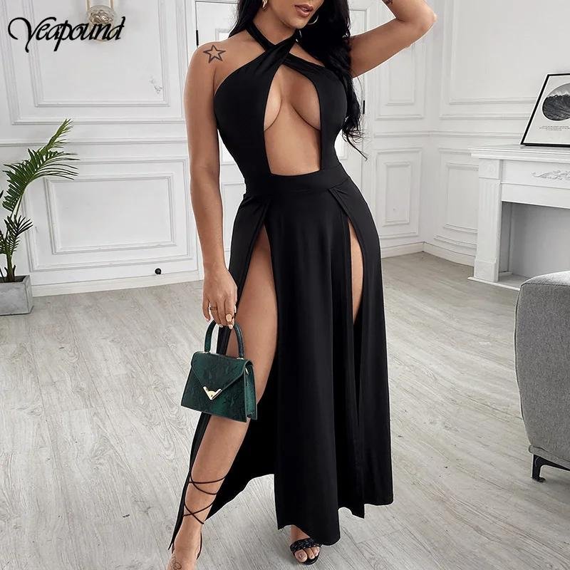 Dress with cuts