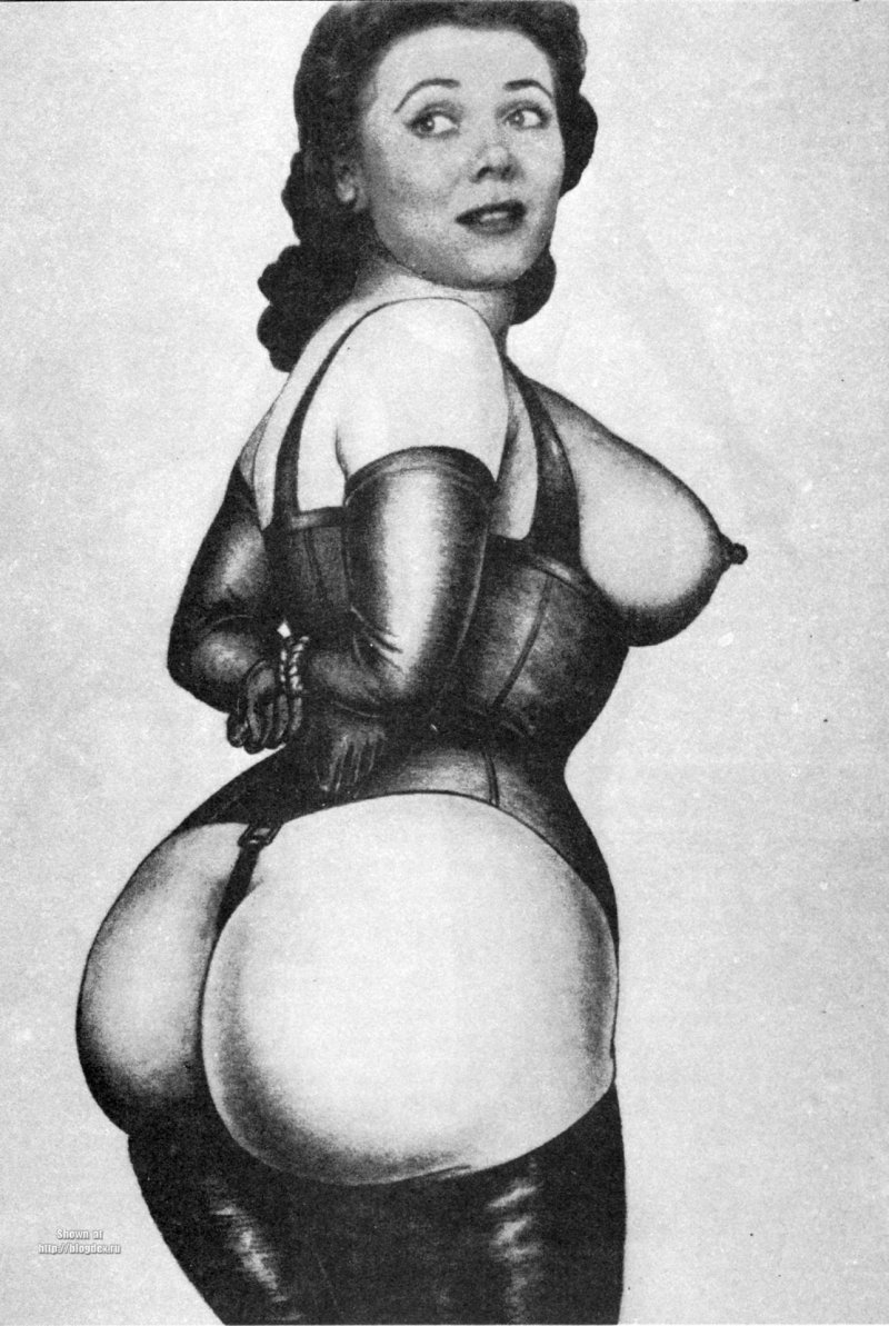 In stockings retro