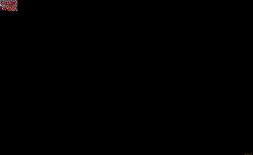 On a black background