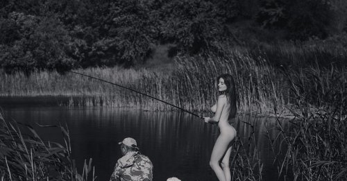 Fishing girl
