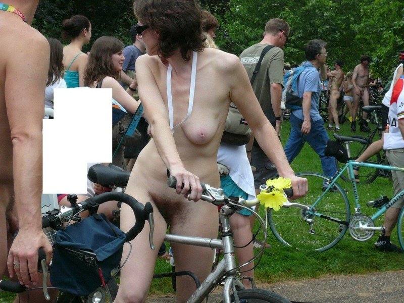 Naked cyclists