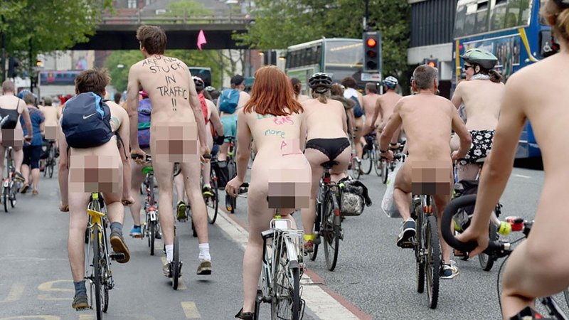 World naked bike ride london