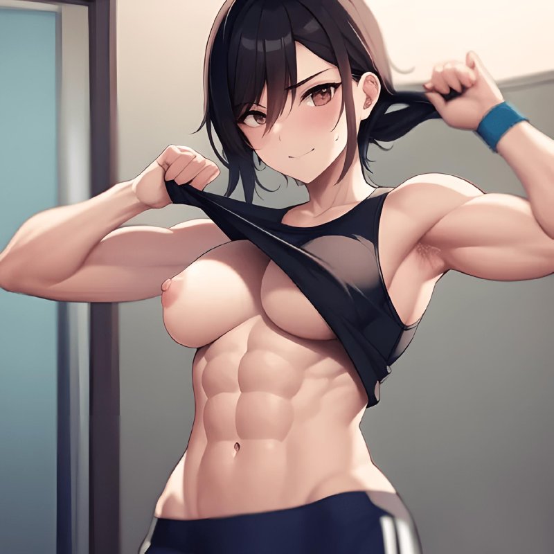 Muscular girl