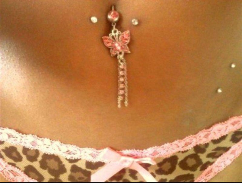 Intimate female piercing
