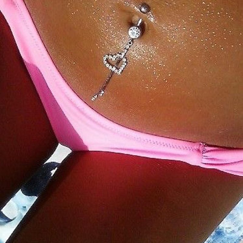 Piercing in the bikini zone