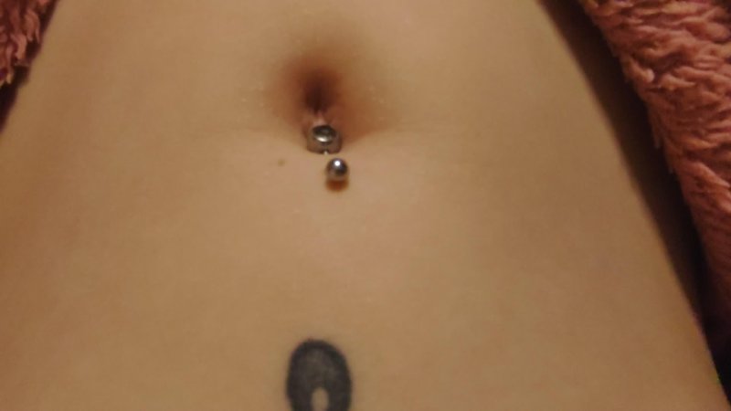 Piercing navel silver