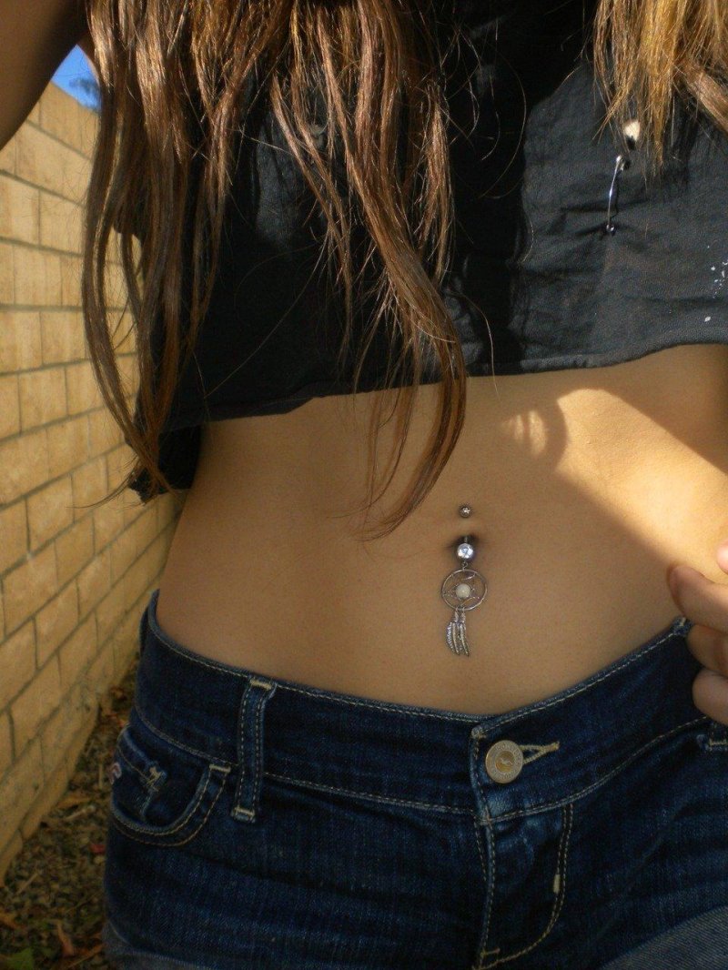 Belly Button piercing navel