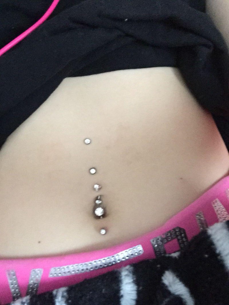 Navel piercing
