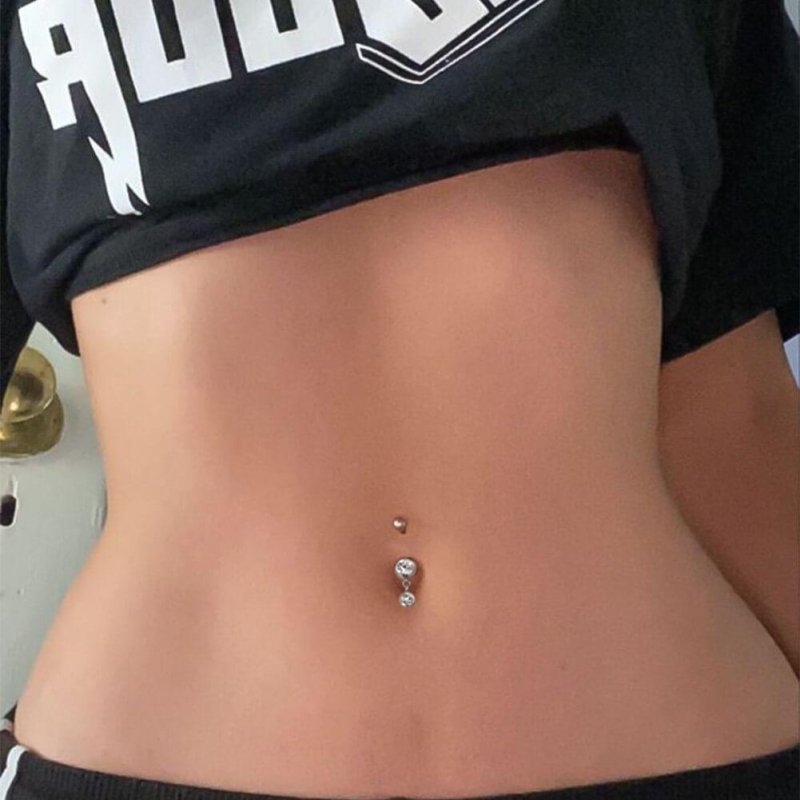 Stomach piercing