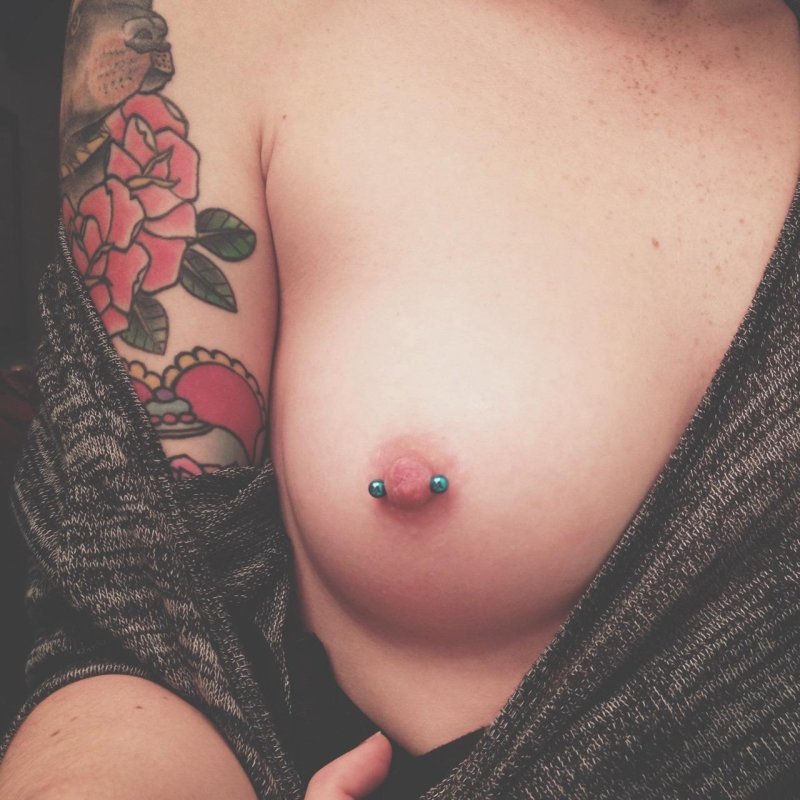 Pierce the nipples