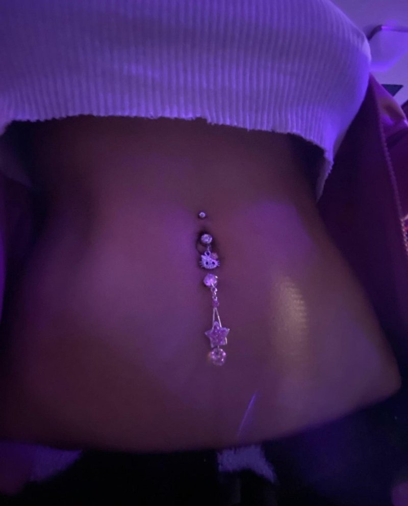 Piercing navel ring