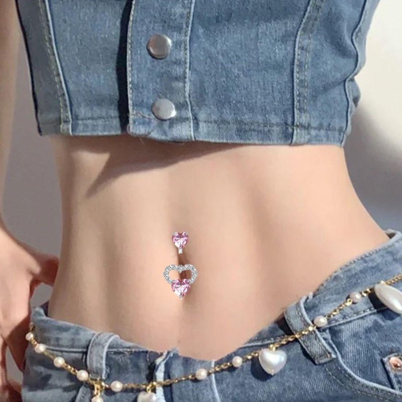 Pierced navel