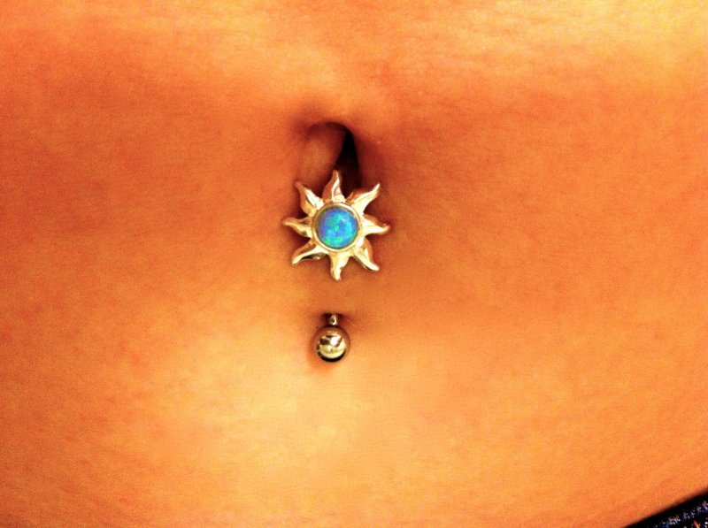 Piercing navel jewelry