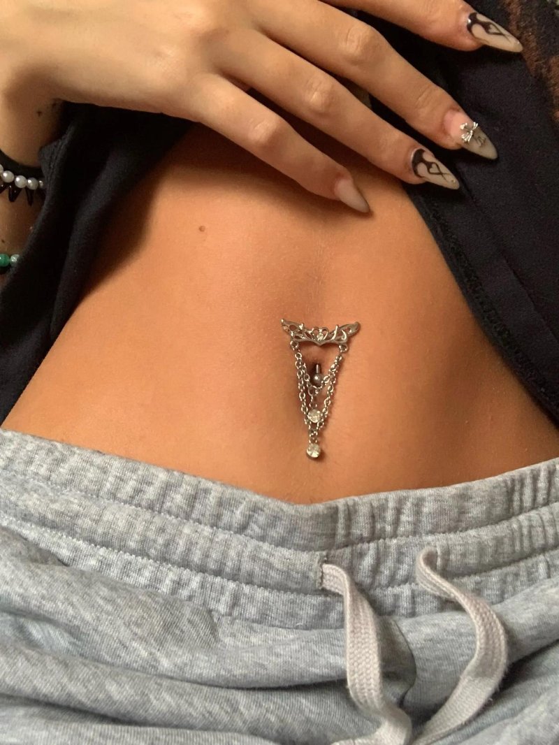 For piercing navel