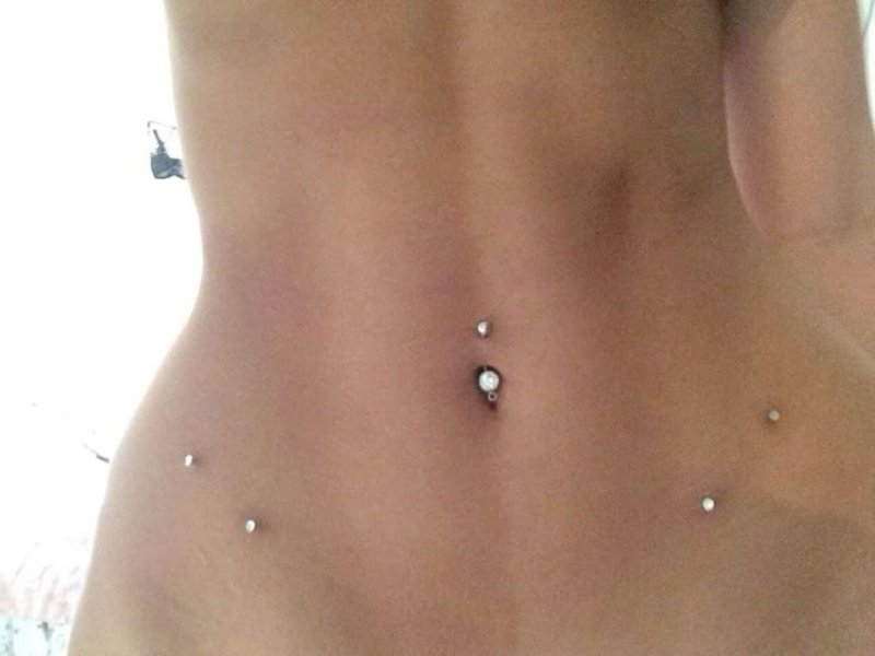 Piercing on the body