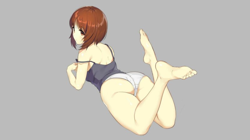 Anime girl lies