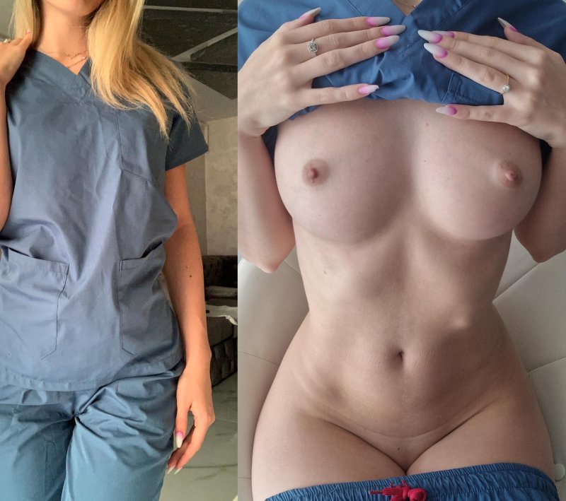 Girls dressed and stripped